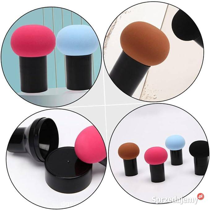 Gąbka do makijażu Powder Puff Pudełko Brązowa mazowieckie Płock