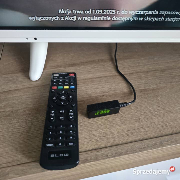 Telewizor 32 biały HITACHI 32HBC01W dekoder Koluszki