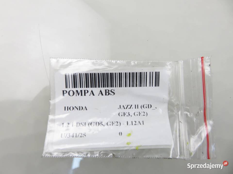POMPA ABS HONDA JAZZ II 044001396 SAAJ5 osobowe sprzedam