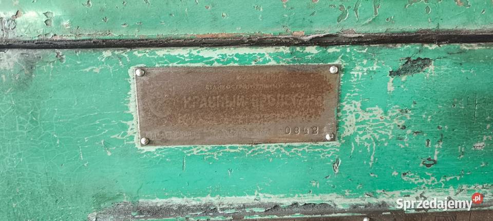 Tokarka Krasnyj Proletarij stanko rosyjska Boguchwała