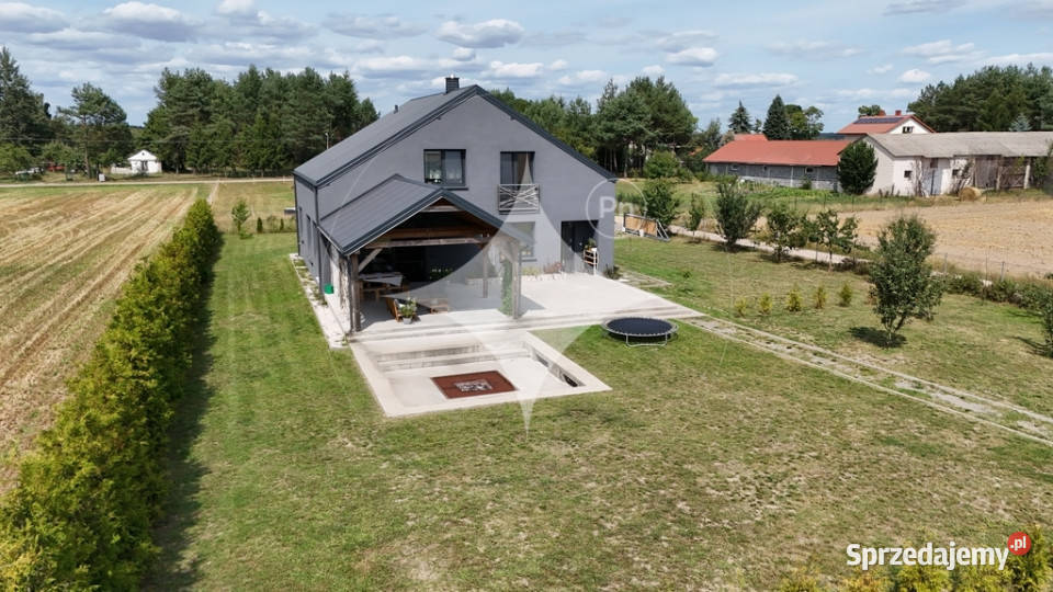 Nowoczesny dom pasywny Jezioro k Parczewa garaż