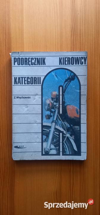 Podręcznik kierowcy kategorii A 1987 Małkinia Górna sprzedam