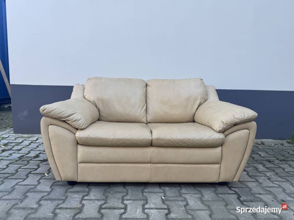 Sofa ze skóry naturalnej Okazja Bielsko-Biała