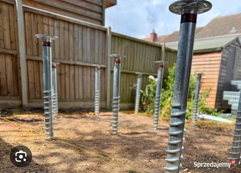 Śruby fundamentowe fundament śrubowy domy Usługi Rybnik