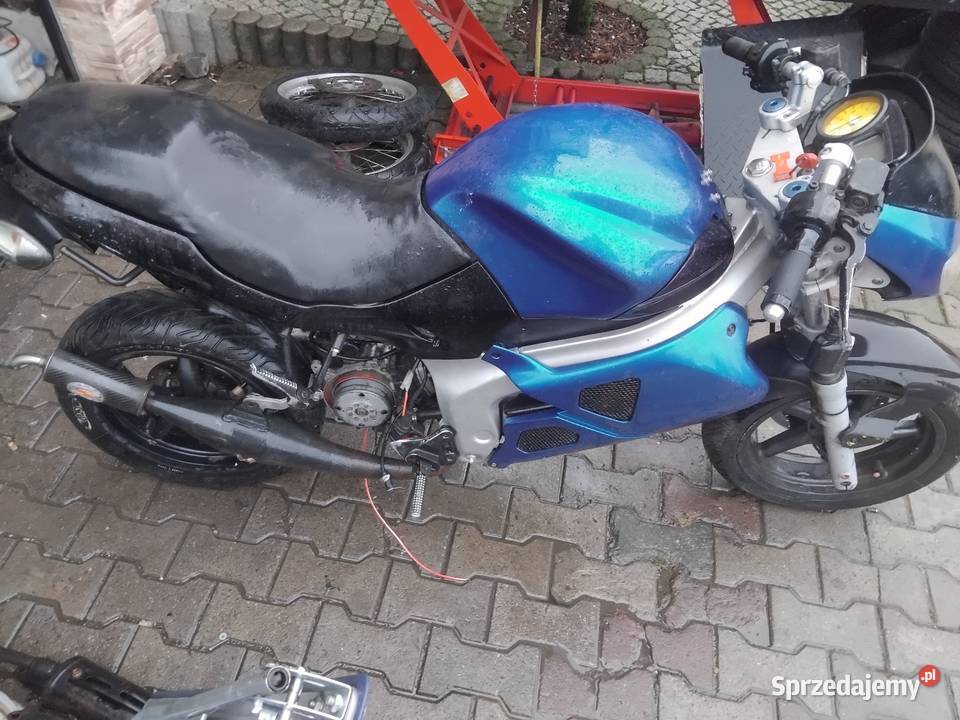Gilera 50 2t motorower uszkodzony zarejestrowany Gilera Konina