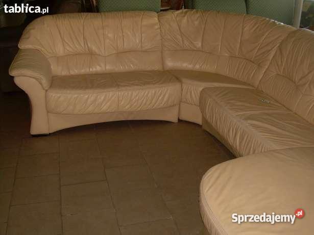 niemiecki wypoczynek narożny skóry naturalnej skóra Zawiercie