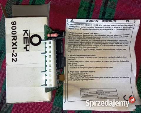 Radioodbiornik pinowy do automatyki bramowej Oborniki Śląskie