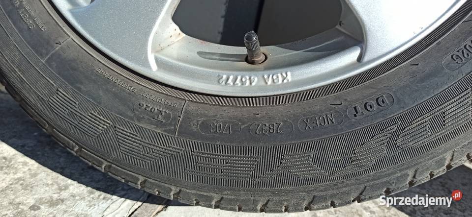 Alufelgi z oponami peugeot 206