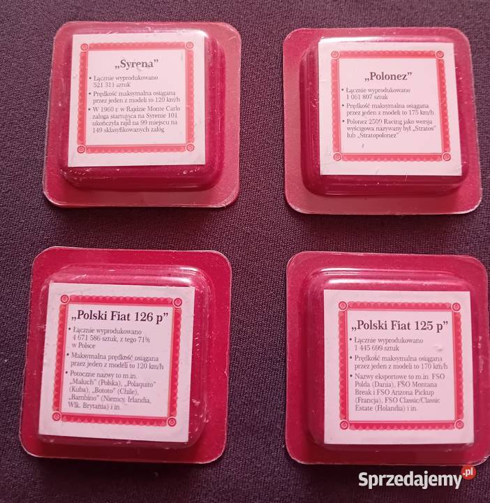 Zestaw 4 monet kolekcjonerskich ORLEN Kultowe Koźminek