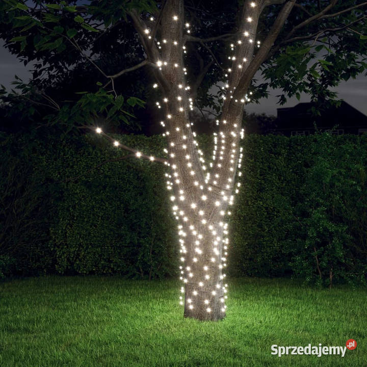 Solarne lampki dekoracyjne 2 2x200 LED zimne Warszawa