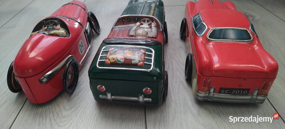 Stare puszki w kształcie samochodów Pozostałe Przemyśl