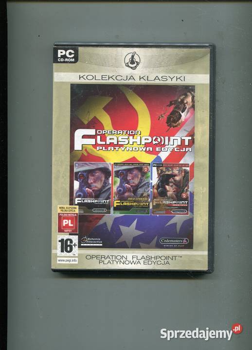 Operation Flashpoint Platynowa Edycja 2 płyty CD strzelaniny zachodniopomorskie Szczecin sprzedam