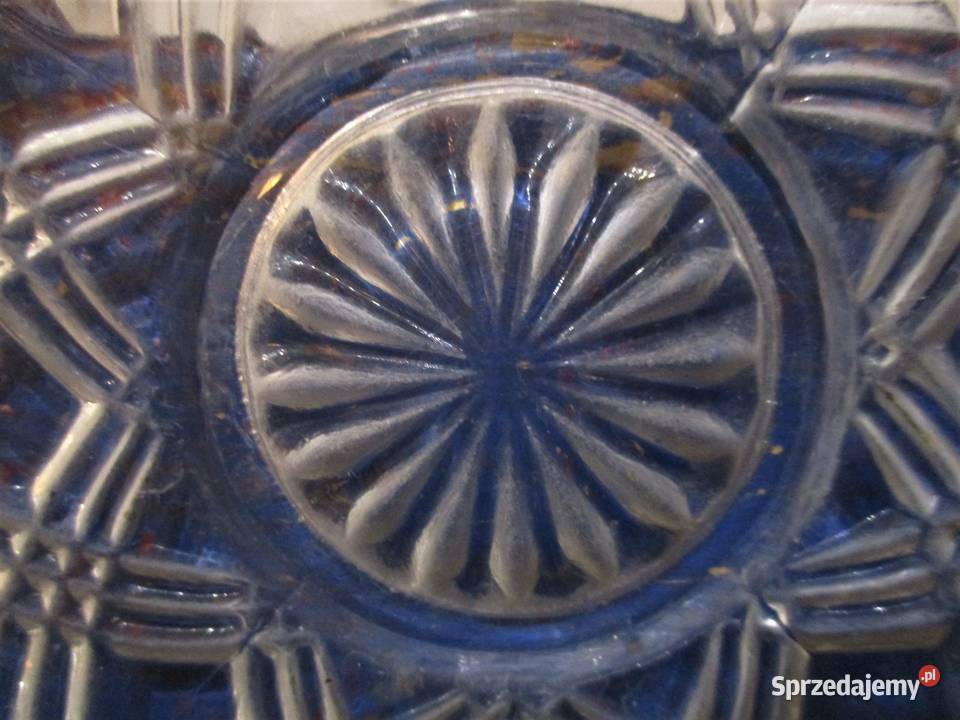 Szklany Talerzyk Deserowy PRL sprzedam