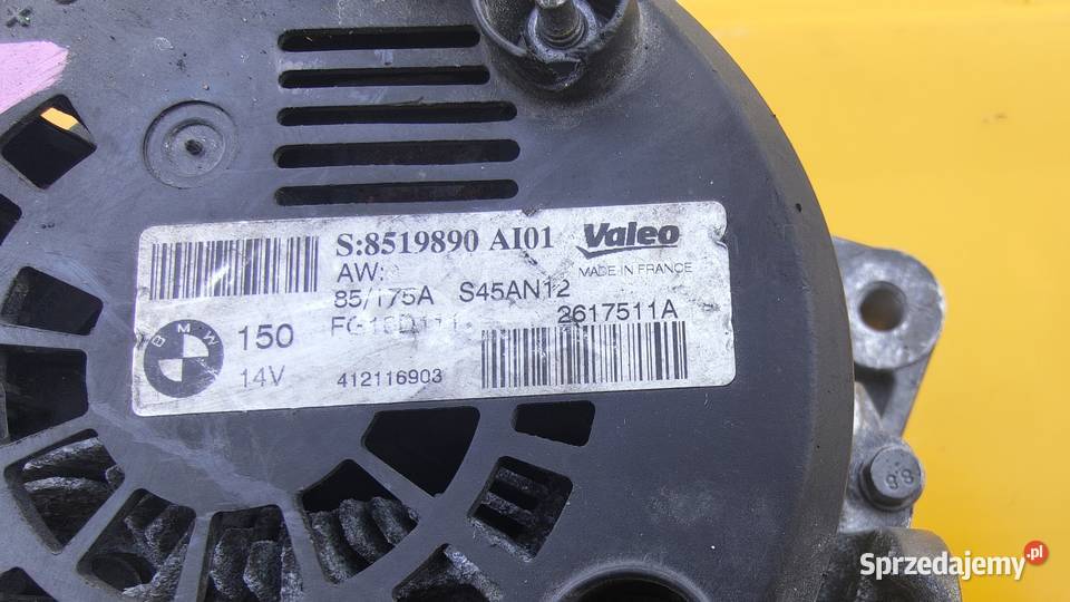 8519890 fg18d111 Alternator BMW n47 f20 f30 osobowe świętokrzyskie Kielce sprzedam