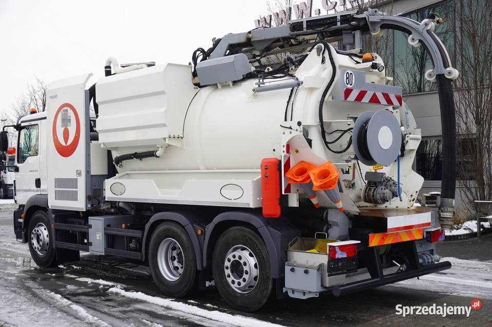 MAN TGM 26340 Zabudowa WUKO Rivard 118m3 120 oś kamera cofania Kraków