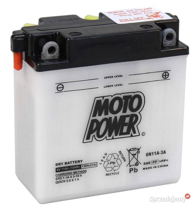 Akumulator motocyklowy Moto Power 6N11A3A 6V Wrocław