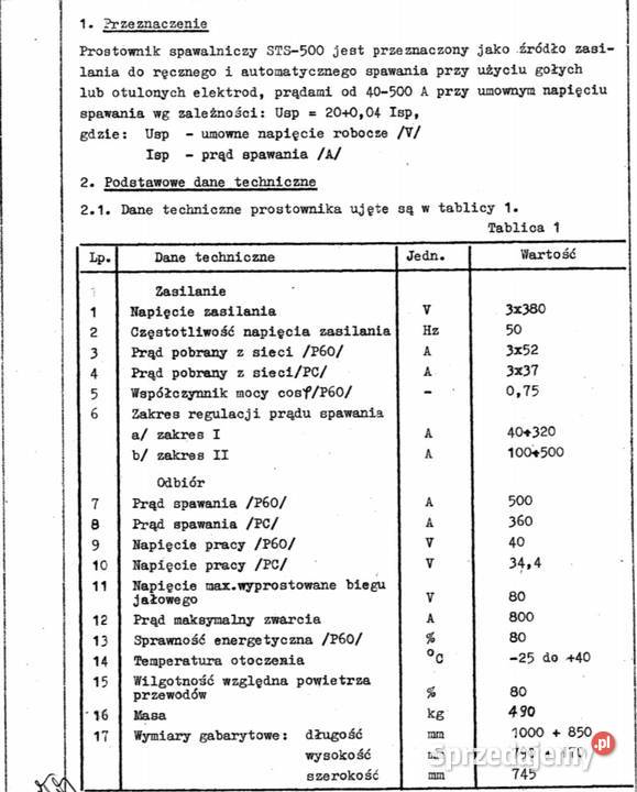 Spawarka Bester STS 500 zachodniopomorskie