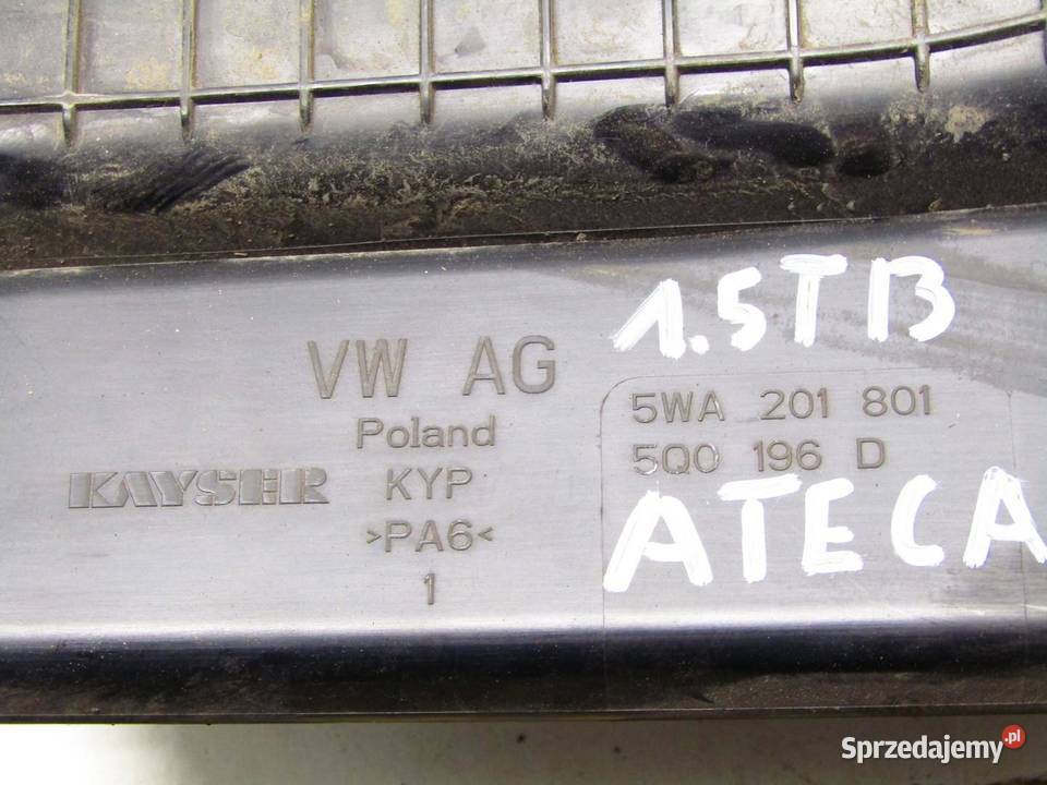 FILTR WĘGLOWY OBUDOWA 15 TSI SEAT ATECA
