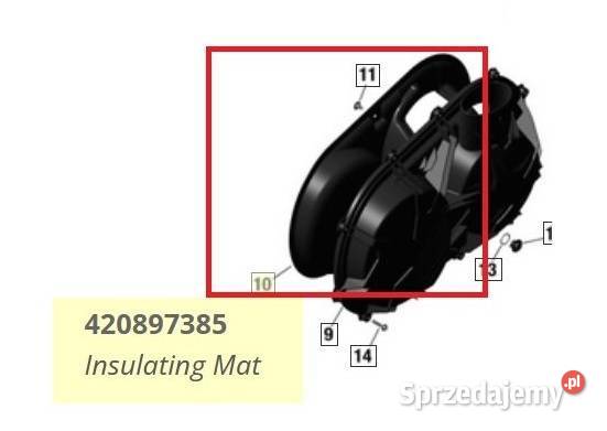 Osłona izolacyjna obudowy wariatora CanAm Nowy Sącz