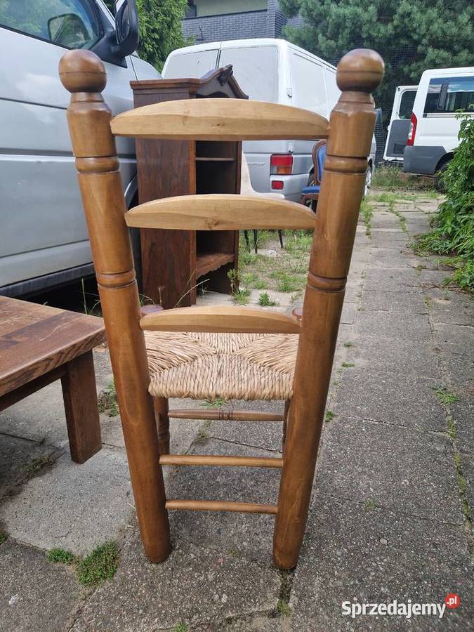 Ładne krzesło holenderskie jedna sztuka 40cm Ciechocinek