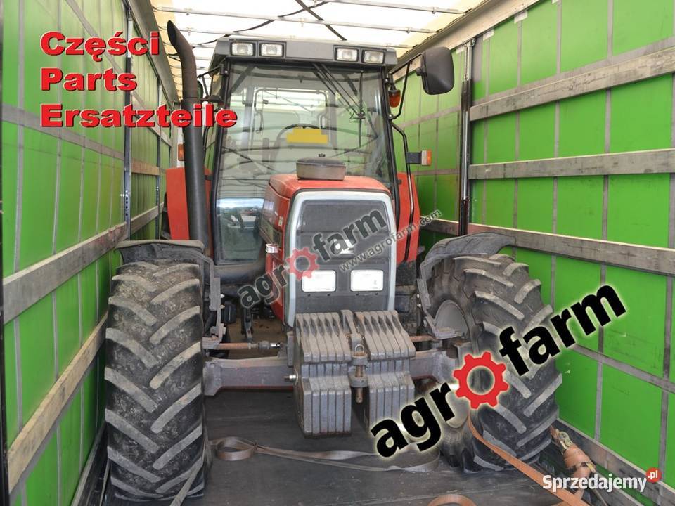 Massey Ferguson 6180 części skrzynia biegów oś Byków