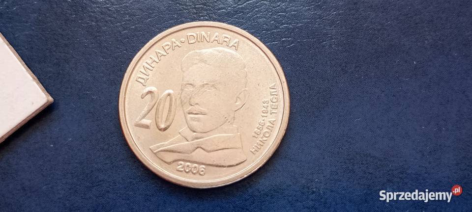 Stare monety 20 dinar 2006 Serbia podkarpackie Lesko