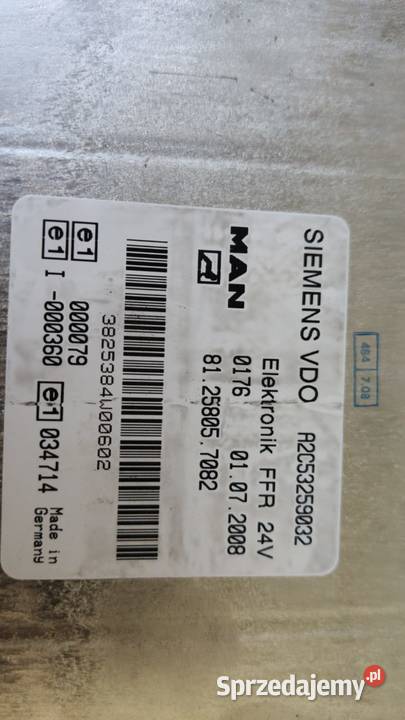 SIEMENS VDO FFR MAN TGL TGM Rzędowice