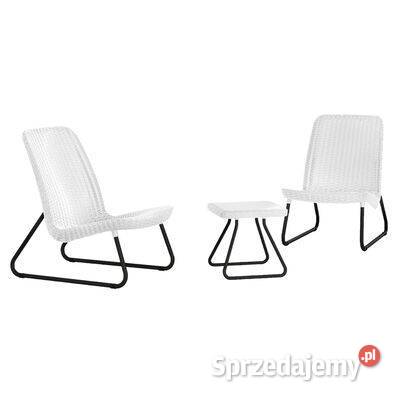 Keter 3częściowy zestaw mebli Rio biały sprzedam