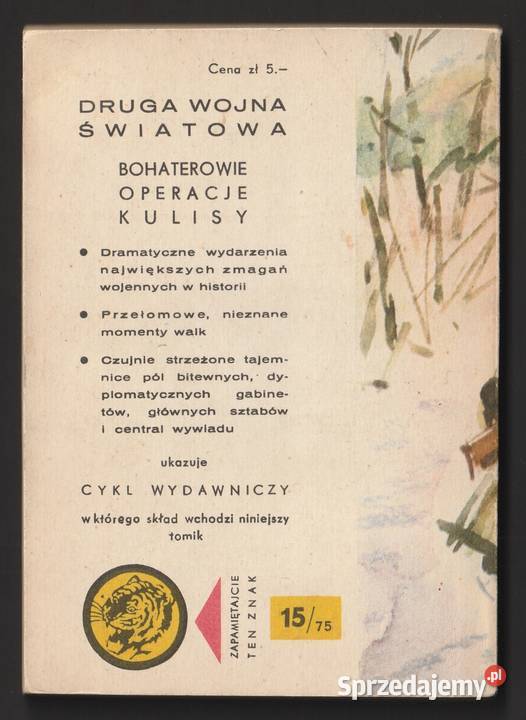 Żółty tygrys SPOZA GÓR I RZEK 1975 Łódź sprzedam