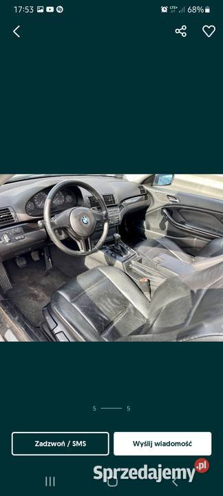 BMW E46 Coupe black piano Shadowline OKAZJA lakier metallic Szczecin