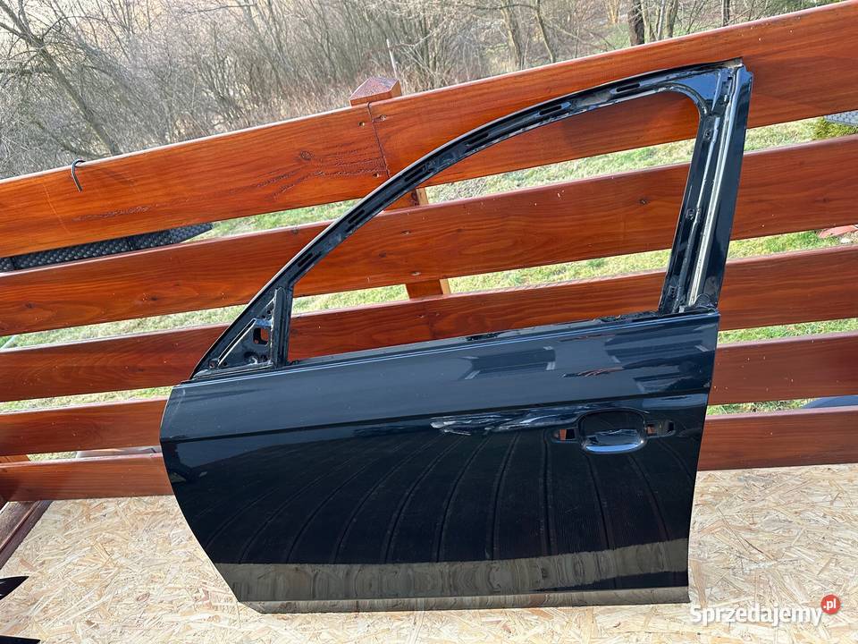 Drzwi przód lewy przednie AUDI A4 B8 0815 czarne części blacharskie dolnośląskie Mirsk sprzedam