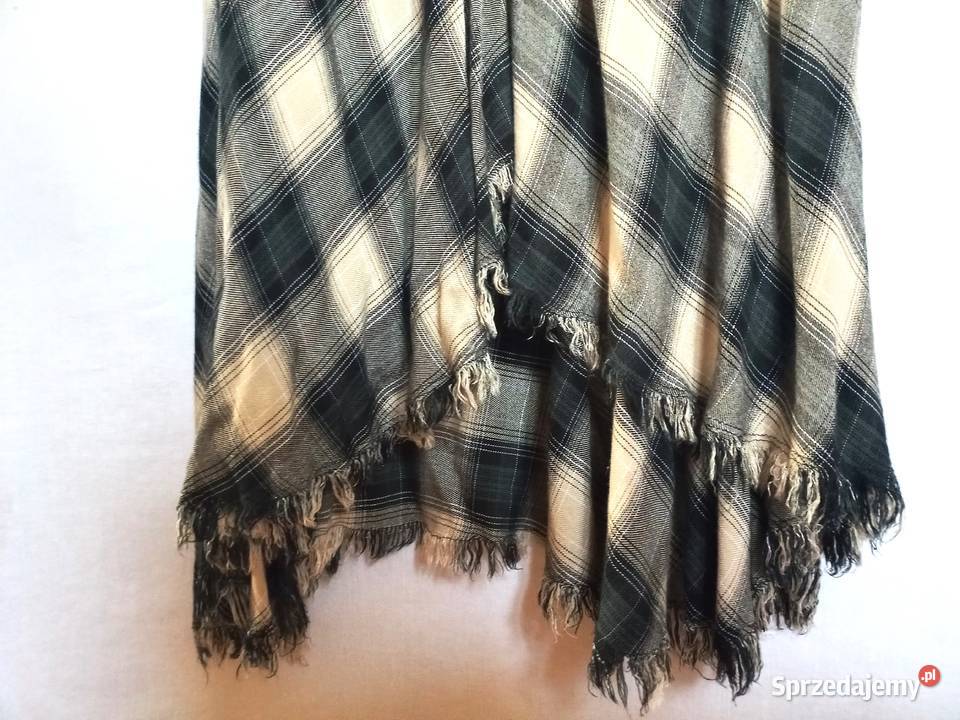 sukienka długa KRATA długi rękaw r 38 Slim BOHO podlaskie Białystok