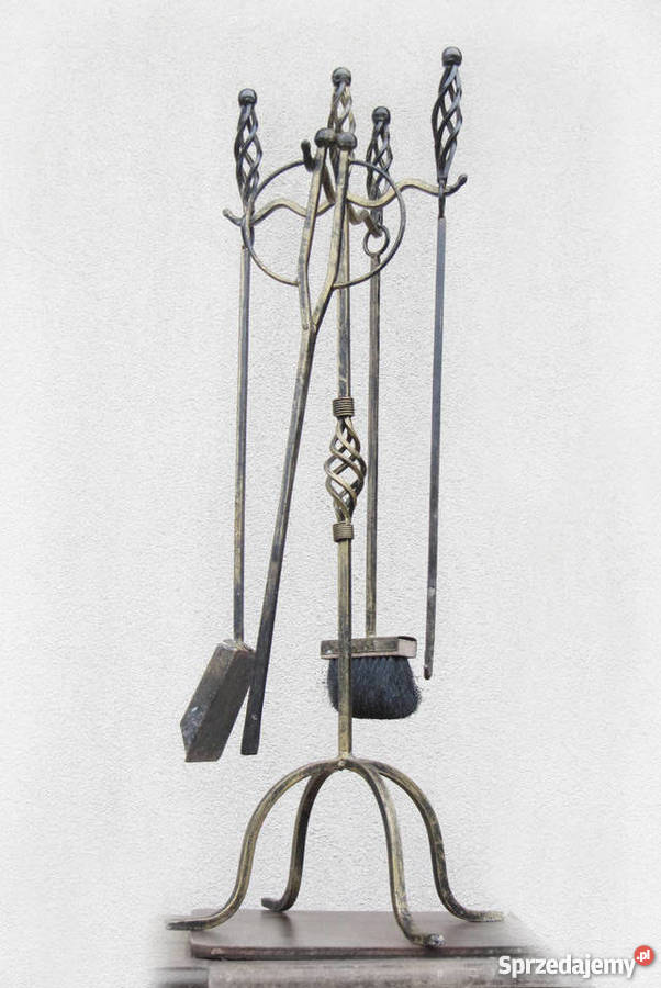 Akcesoria kominkowe zestaw kuty Wrocław sprzedam