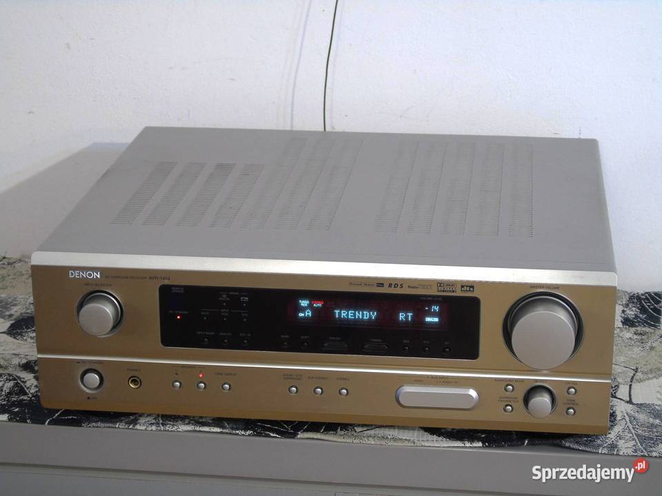 Amplituner Denon AVR1404 RDS mocny i sprawny Amplitunery Jasło