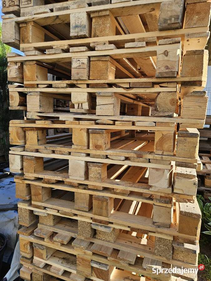 Palety 120x80 wysyłkowe jasne kujawsko-pomorskie Białe Błota