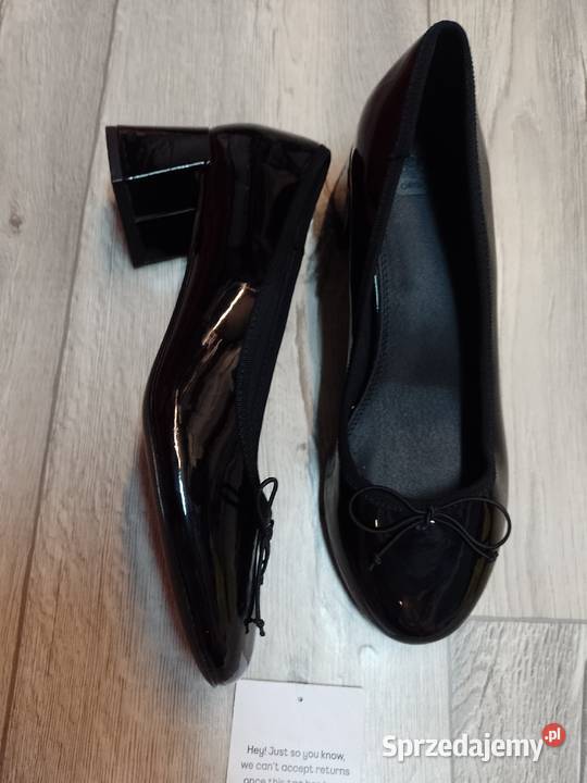 40 ASOS Design Czarne czółenka z Londynu na Czółenka małopolskie Kraków sprzedam