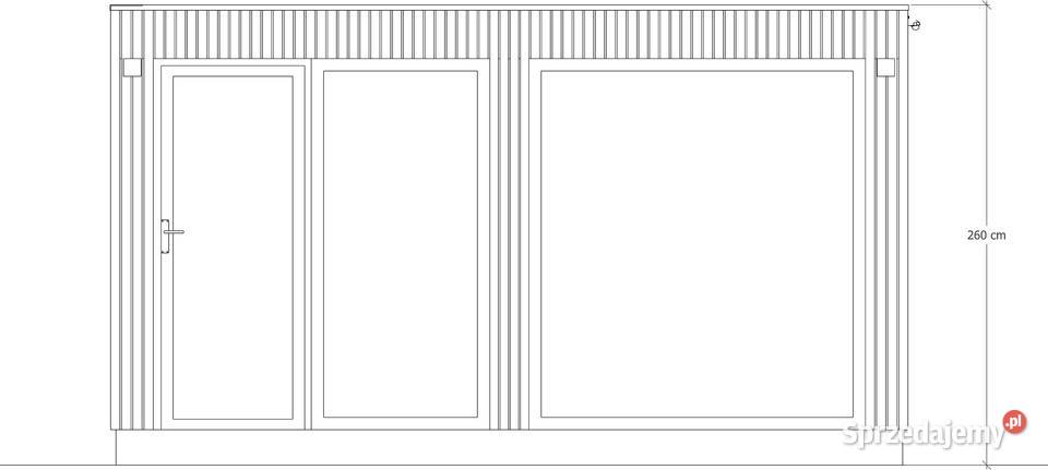 Sauna ogrodowa Sven XL 450 x 225 Sauny Bielsko-Biała