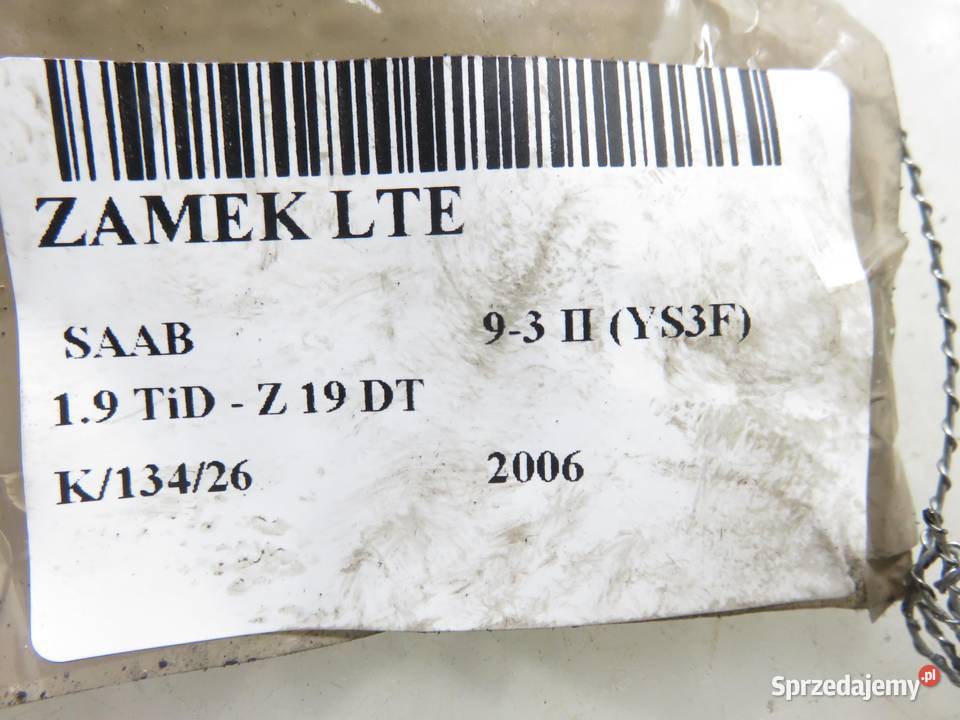 ZAMEK LEWY TYLNY SAAB 93 II YS3F małopolskie