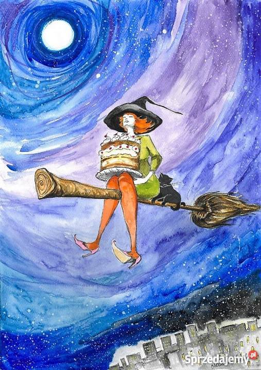 SPÓŹNIĘ SIĘ ALE JUŻ LECĘ WIEDŹMA W PĘDZIE śląskie Katowice