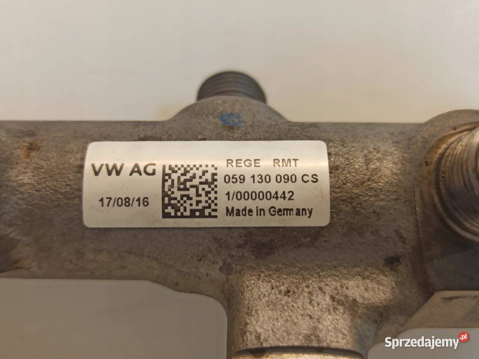 LISTWA WTRYSKOWA A6 C7 30 059130090CS osobowe dolnośląskie