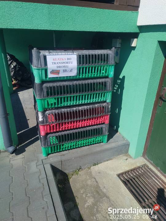 Klatka skrzynka do transportu drobiu Czernice Borowe