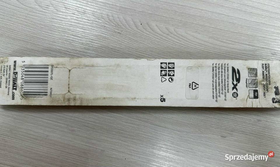 Brzeszczoty do piły szablastej do drewna 228mm