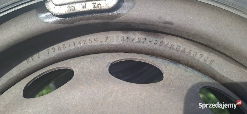 Felgi Koła 17565R14 Fiat Ford 4x98 ET35 37 Bobrzany sprzedam