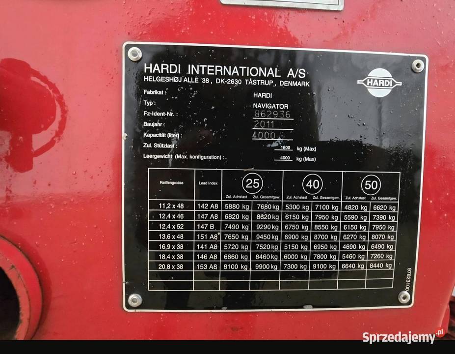 Opryskiwacz Hardi Hardi
