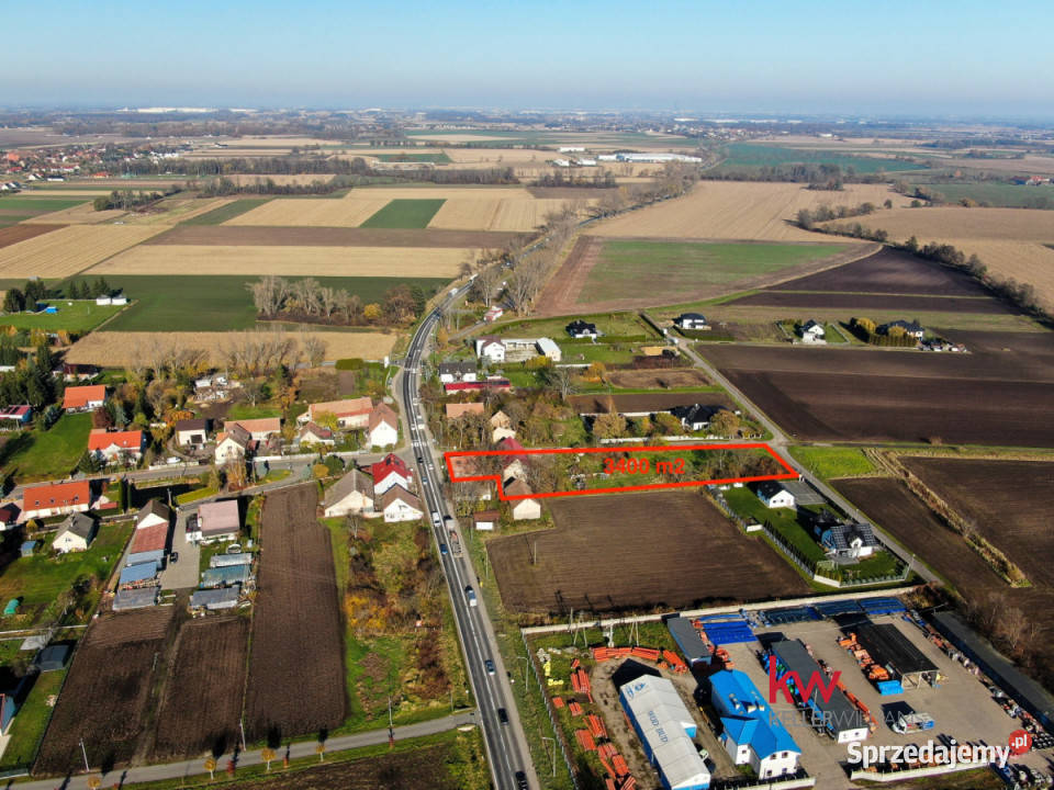 Grunt 3400m2 Cieszyce Akacjowa