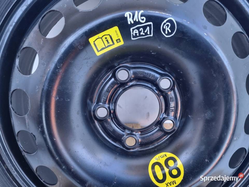 KOŁO DOJAZDOWE dojazdówka 11570 R16 5x110