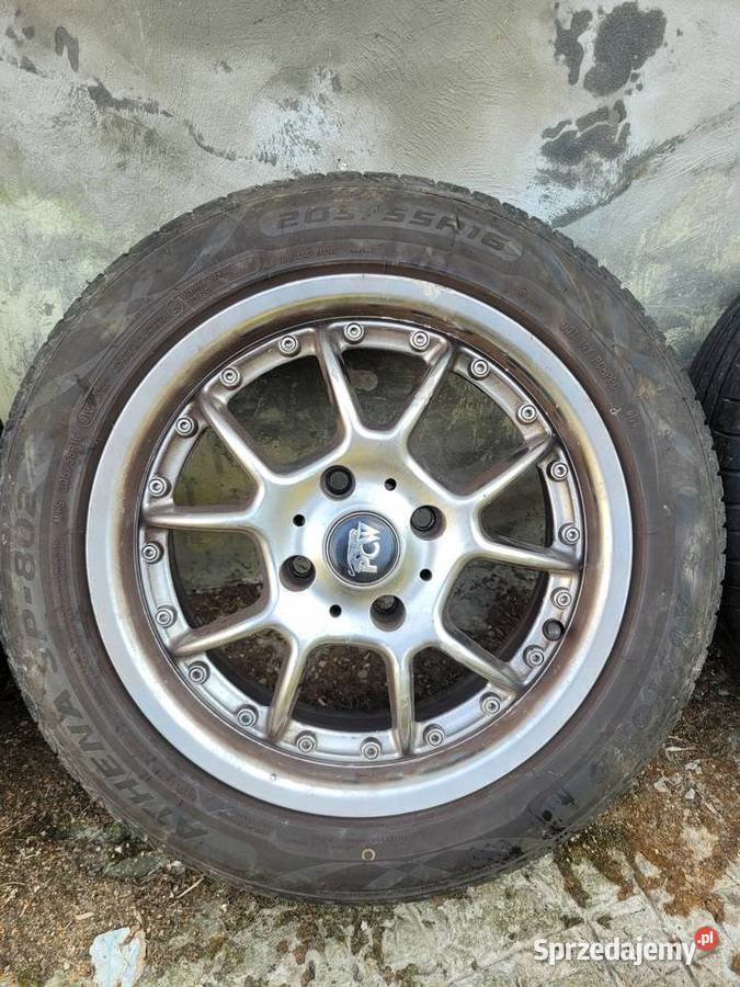 Alufelgi z oponami 20555R16 4 Kiełczewice Dolne sprzedam