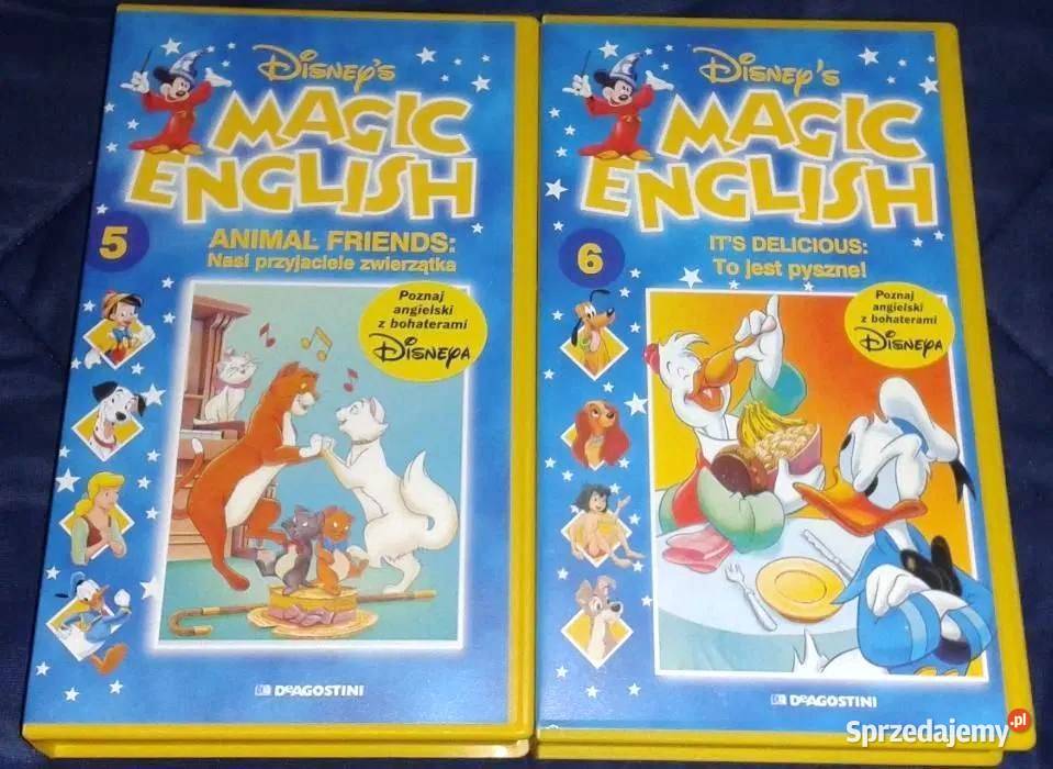 Disney Magic English Nauka angielskiego Kasety lubelskie Chełm sprzedam