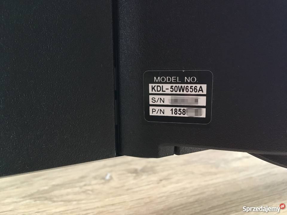 SONY KDL50W656A 3 letni dziwne artefakty na TV i Video Gdańsk