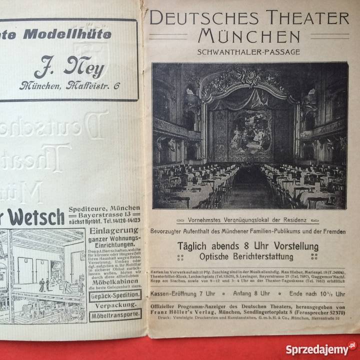 761 Deutsches Theater Mnchen 1916 r